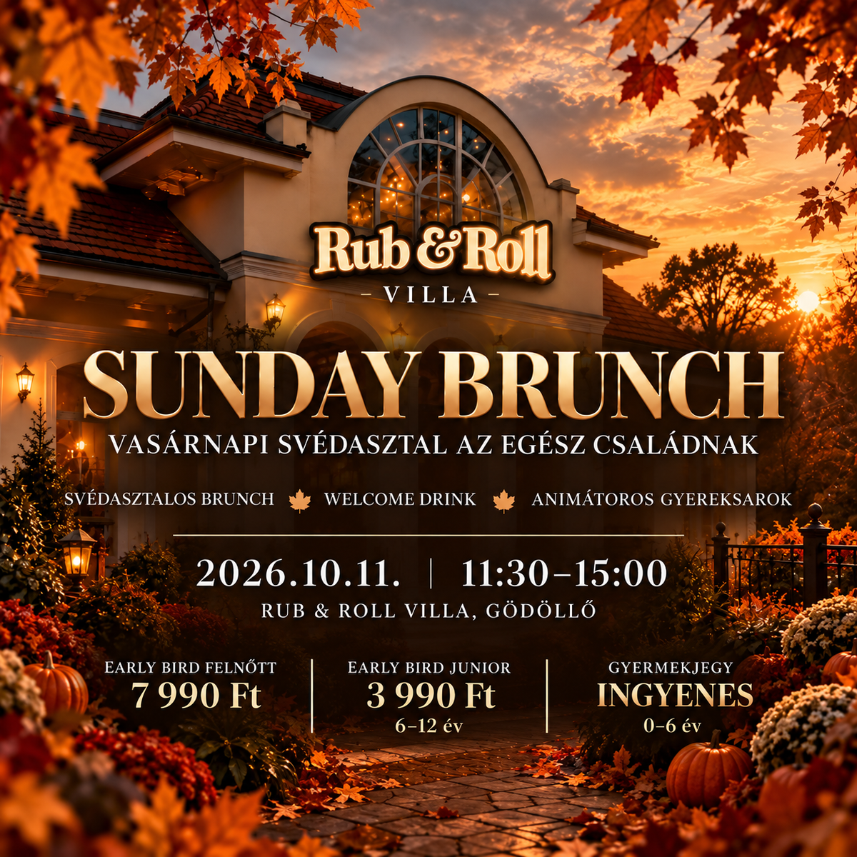 RUB & ROLL SUNDAY BRUNCH