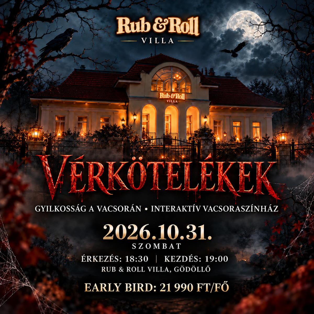 VÉRKÖTELÉKEK - INTERAKTÍV VACSORASZÍNHÁZ
