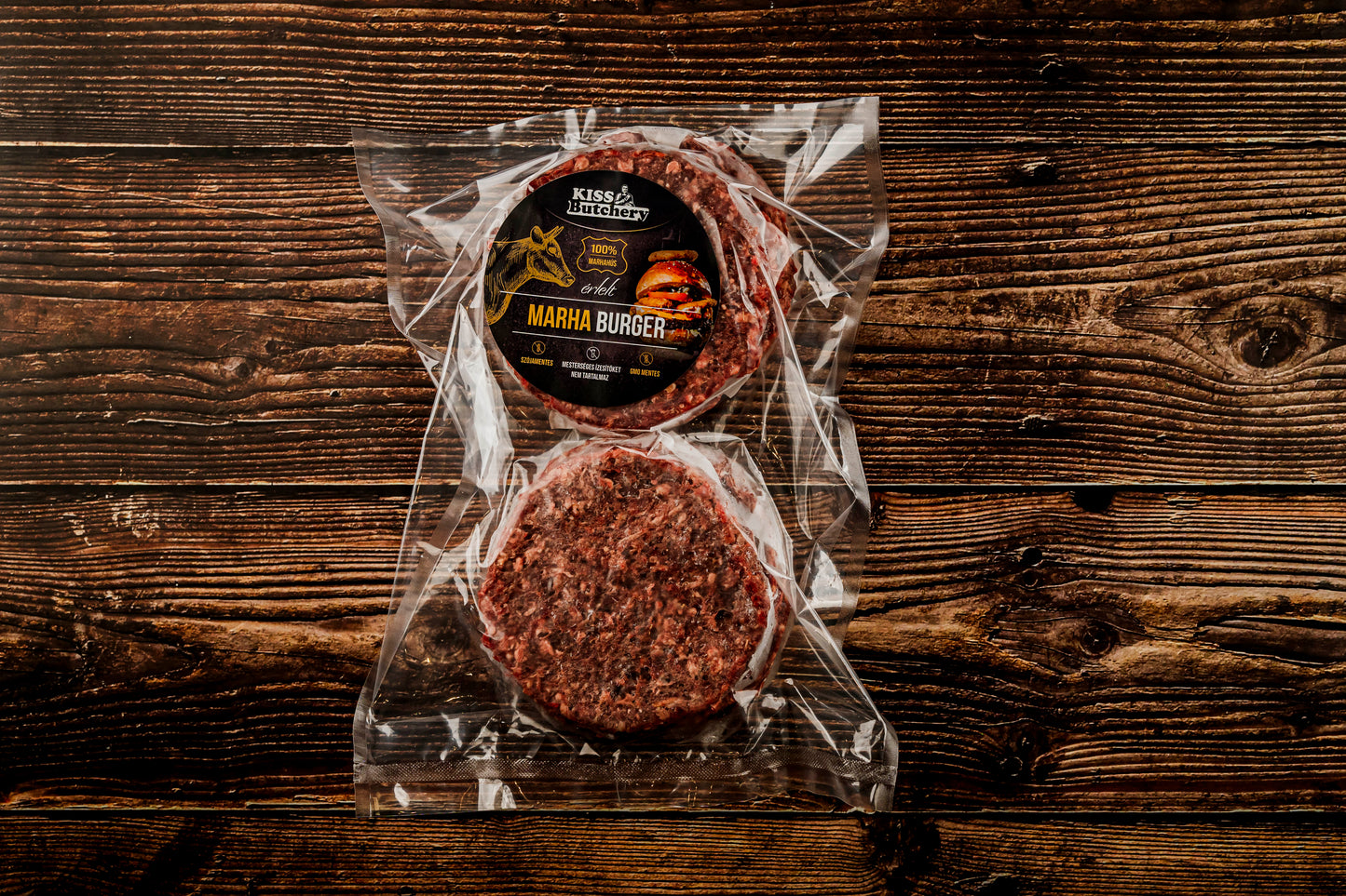 Fagyasztott érlelt hamburger
