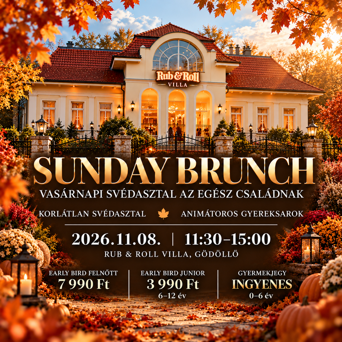 RUB & ROLL SUNDAY BRUNCH | NOVEMBER