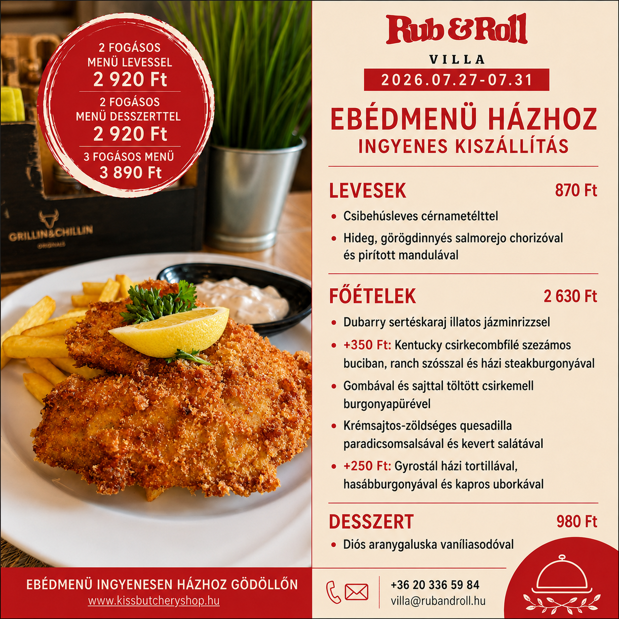 Keddi ebédmenü