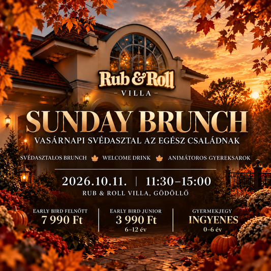 RUB & ROLL SUNDAY BRUNCH