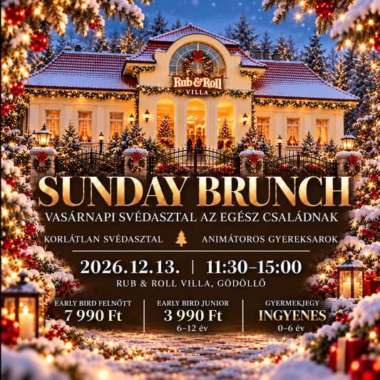 RUB & ROLL SUNDAY BRUNCH | DECEMBER