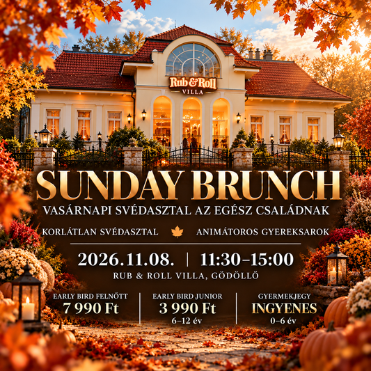 RUB & ROLL SUNDAY BRUNCH | NOVEMBER