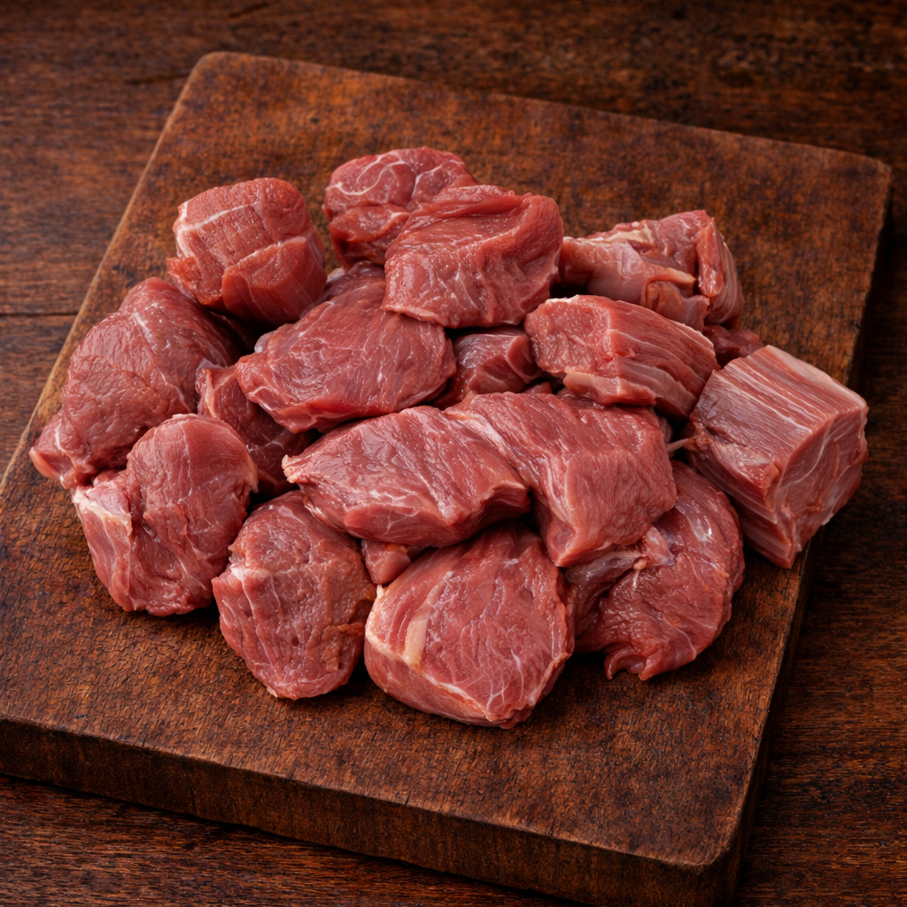 Borjúlábszár kockázva