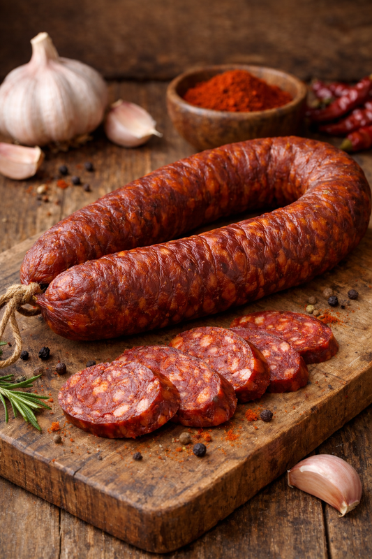 Mangalica paprikás csípős vékonykolbász