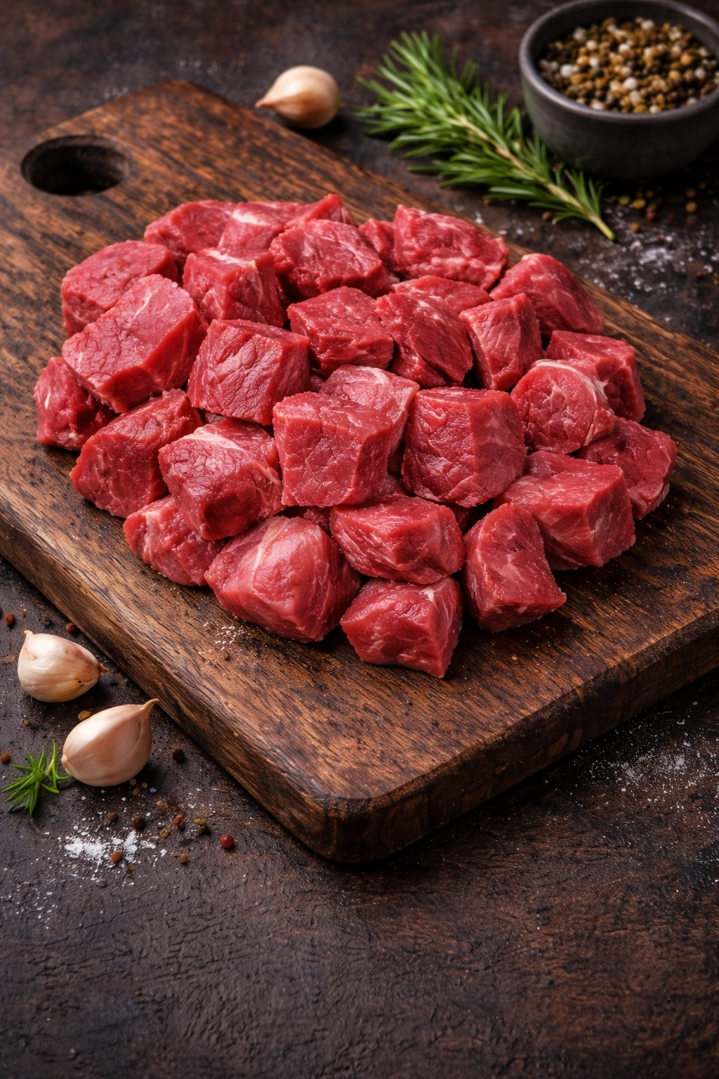 Marhalábszár kockázva