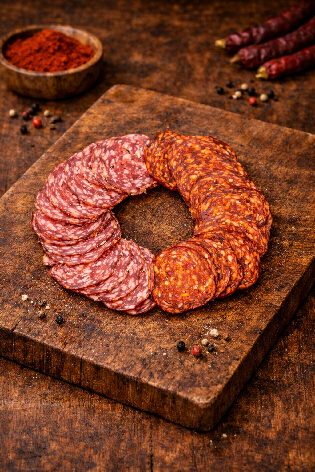 Szarvas szalámi válogatás – paprikás és gourmet