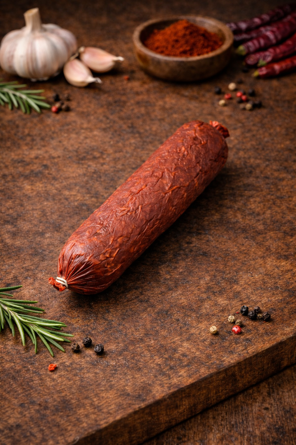 Paprikás csípős szalámi